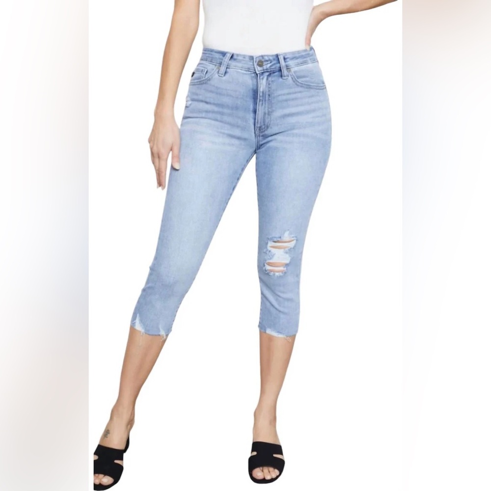 KanCan Brenda High Rise Capri Jean
